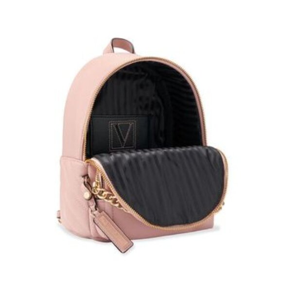 BNWT  VICTORIA"S SECRET MINI SMALL BACKPACK BAG PURSE PINK SOLD OUT - Picture 4 of 10